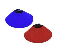 TOYANDONA 2 Piezas Collar Protector para Aves Antimordedura y Antilamer para Recuperación de Lesiones Periquitos y Agapornis Diseño Chic y Funcional Colores Rojo y Azul