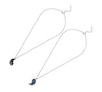 TOYANDONA 2 Piezas Collar Yin Yang Tai Chi para Parejas de Collares con Colgante Tótem de Aleación Resistente Diseño Bagua Simbólico para Amistad y Joyería para Él y Ella