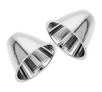 TOYANDONA 2 Piezas Copa Reflectora de Metal para Linterna LED Iluminación Enfocada y Aumento de Brillo, Tamaño 75x52x21mm para Luces de Camping y Aventura al Aire Libre