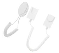 TOYANDONA 2 Piezas Correa de Control Remoto Cuerda Fina Anticaída y Gancho Adhesivo de Plástico Blanco para Protección y Prevención de Pérdidas