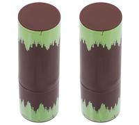 TOYANDONA 2 Piezas Corrector en Polvo Línea del Cabello Marrón 1.1g Esponja para Teñir Raíces, Distribución Uniforme y Efecto de Cabello Grueso para Maquillaje y Uso Doméstico