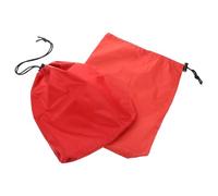 TOYANDONA 2 Piezas Cubierta Protectora Roja para Espejo Retrovisor Lateral de Coche, Poliéster Resistente Protección contra Nieve y Escarcha, Instalación Fácil para Invierno
