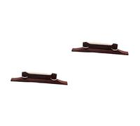 TOYANDONA 2 Piezas de Guitarra de Ébano Puente Archtop Puente de Hueso para Guitarra de Jazz Mandolina Palisandro 15 6 X 1 5 4 Cm