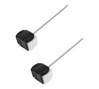 TOYANDONA 2 Piezas de Piezas para Pedal de Bombo: Maza de Acero Inoxidable para Pedal de Bombo - Cabeza de Repuesto de Doble Cara para - Accesorios de Percusión