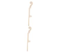 TOYANDONA 2 Piezas De Tapicería De Cuello De Violín Tamaño 4/4 Tablero De Dedo De Violín Pro Diapasón Accesorio De Instrumento Musical Pañales Para Adultos Para Hombres Decoración De Violín