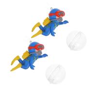 TOYANDONA 2 Piezas Decoración Acuario Flotante con Buceadores Coloridos Ornamentales Seguros para Peces Accesorios Divertidos y Atractivos para de Agua