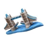 TOYANDONA 2 Piezas Decoración Acuario Puente Falso Escondite Peces Paisaje Acuático para Peceras