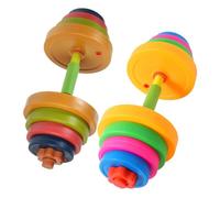 TOYANDONA 2 Piezas Dumbbell Ajustables con Relleno de Agua y Arena Pesas Infantiles para Ejercicio Casa y Exterior Equipo de Gimnasio para Crecimiento Fomenta Desarrollo Físico y