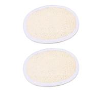 TOYANDONA 2 Piezas Esponja Exfoliante de Lufa Natural Diseño de Cuerda y Banda Elástica para Baño Delicada y Confiable, Adecuado para Exfoliar el Cuerpo y Cuidar la Epidermis