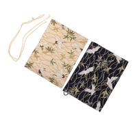 TOYANDONA 2 Piezas Funda de Libro de Tela Vintage para Estudiantes Resistencia al Desgarro y Lavable, Protector Decorativo Adecuado para Libros Escolares en Clase