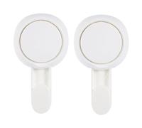 TOYANDONA 2 Piezas Gancho de Ventosa Reutilizable para Paredes Lisos Fuerte Colgador sin Taladro para Baño Cocina y Hogar Soporte para Toallas Abrigos y Utensilios Fácil Instalación