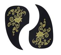 TOYANDONA 2 Piezas Guitarra Para Niños Guardia En Forma De Accesorios De Guitarra Golpeador De Guitarra Adhesivo Etiqueta Engomada Del Golpeador Pegatinas Balada Accesorios De Tuberia