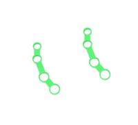 TOYANDONA 2 Piezas Guitarra Verde Lapso De Dedo Lapso De Fuerza Del Dedo Equipo De Entrenamiento De Dedos Accesorios Para Instrumentos Musicales Expansor De Dedo De Ukelele Manga Piano