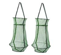 TOYANDONA 2 piezas Jaula Colapsable para Almacenamiento de Peces y Cangrejos y Portátil con Sistema de Drenaje Optimizado