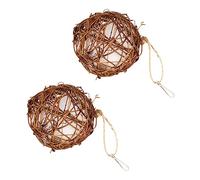 TOYANDONA 2 Piezas Juguetes De Nido De Pájaro Material para Nidos Casita para Pájaros para Armar Uno Mismo El Patio Exterior Juguetes para Loros para Exteriores