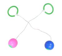 TOYANDONA 2 Piezas Juguetes de para Tobillo con Anillo Seguro Bola de Plástico para Ejercicio de Coordinación y Fortalecimiento de Piernas al Aire