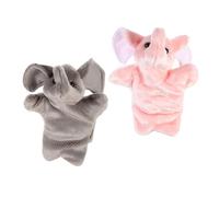 TOYANDONA 2 Piezas Marionetas de Mano Elefantes de Peluche para Juguetes Educativos Interactivos para Bebés para Actividades Creativas y Desarrollo de Habilidades Comunicativas