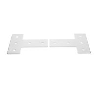 TOYANDONA 2 Piezas Metal Structural Components For RC Cars Axle Bracket DIY Model Building Parts Iron Connector For Technical Sets and Robot Frame Assembly