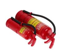 TOYANDONA 2 Piezas Modelo Mini extintor diminuto extintor de casa de muñecas Supervivencia extintores Miniatura Juguetes de extintor de Incendios Modelos de Micro paisajismo el plastico Rojo