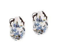 TOYANDONA 2 Piezas ocarina mini juguetes flauta de juguete para niños juguete con sonido de silbato instrumento musical organo musical portátil lapto agujeros Instrumento de viento cerámica