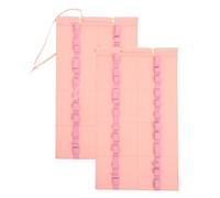 TOYANDONA 2 Piezas Organizador Colgante para Baquetas Bolsa Plegable de Fieltro Resistente para Exhibir Cinturones de Karate y Almacenar Palos de Percusión Soporte Multiuso para Hogar y Dojo