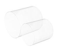 TOYANDONA 2 Piezas Pantalla para Lámpara de Aceite de Vidrio Transparente para Camping al Aire Libre, Diseño Versátil y Fácil de Usar, Cubierta para Lámpara de Queroseno Pequeña