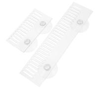 TOYANDONA 2 Piezas Peine de Desbordamiento Acrílico para Peceras Estructura Desmontable, Alta Compatibilidad y Fácil Limpieza para Acuarios y Mantenimiento Sencillo