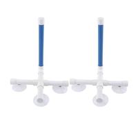 TOYANDONA 2 Piezas Perchero de Ducha para Periquitos con Ventosas Plataforma de Baño para y Aves Accesorios para Jaulas de Aves y Ventanas y Paredes