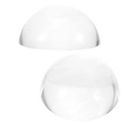 TOYANDONA 2 Piezas Pisapapeles de Vidrio Forma de Cúpula para Caligrafía y Pintura de Peso Estable para Prácticas de Escritura y Manualidades Herramienta Multifuncional para Escritorio