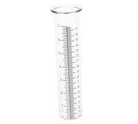 TOYANDONA 2 piezas Pluviómetro de Tubo de Vidrio de Alta Resistencia Kit para Exteriores Medición Precisa de Lluvia con Escala para Jardín y Uso Profesional