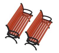 TOYANDONA 2 Piezas Realistic Garden Seat Decor For Micro Landscape and Fairy Garden Accessories