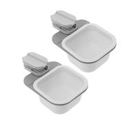 TOYANDONA 2 Piezas Rotatable Mini Desktop Waste Baskets Small Plastic Table Garbage Holders Sundry Storage Boxes For Bathroom Bedroom Living And Containers