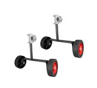 TOYANDONA 2 Piezas Ruedas de Soporte para Accesorio Auxiliar para Desbrozadoras y Cortadoras Eléctricas Construcción Duradera y Movilidad Estable y Diseño Ergonómico