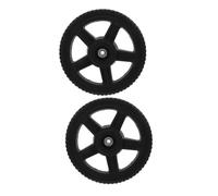 TOYANDONA 2 Piezas Ruedas para Cortacésped con Neumáticos de PVC Resistentes Pinchazos Cubos de PP Duraderos Diseño Antipinchazos sin Aire para Cortadoras Manuales y Carros de Jardín de