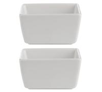 TOYANDONA 2 Piezas Salsera de Cerámica de Color Claro para Salsas y | Limpieza y Guardado, Uso en Casa o Picnic, Accesorio de Cocina