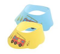 TOYANDONA 2 Piezas Sombrero de Champú Ajustable para Bebés Visor de Lavado de Cabello que Protege Ojos Nariz y Oídos para Hogar y