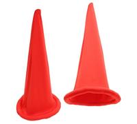 TOYANDONA 2 Piezas Sombrero de Disfraz Rojo de Poliéster para Halloween y Navidad, Versátil y Fácil de Llevar, Adecuado para Actuaciones y Actividades al Aire Libre