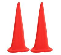 TOYANDONA 2 Piezas Sombrero de Navidad Rojo para Fiestas y Cosplay, Gorro de Poliéster Cómodo y Versátil para Actores y Eventos de Navidad o Halloween