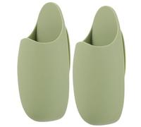 TOYANDONA 2 Piezas Soporte de Pared para Cepillos Eléctricos y Peines Organizador Compacto Ahorro de Espacio para Baño y Cocina Montaje Adhesivo Color Verde Matcha