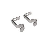 TOYANDONA 2 Piezas Soporte para Barra de Cortina Ajustable para Varillas de Soporte de Pared para Cortinas con Acabado Níquel Mate para Visillos y Cortineros Ventanas