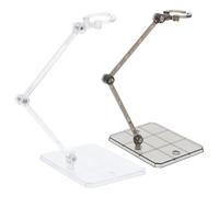 TOYANDONA 2 piezas Soporte para Muñecos Base Transparente Blanca y para Exhibición y Organización de Figuras de Acción y Coleccionables