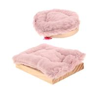 TOYANDONA 2 Piezas Soporte para Pájaros y Pequeños Animales con Plataforma Elevada y Almohadilla Térmica Accesorios para Jaula de Periquitos Hámster Chinchilla Estación de Descanso