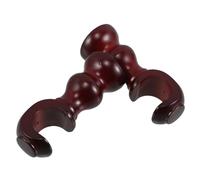 TOYANDONA 2 Piezas Soportes de Madera Maciza para Barra de Cortina Montaje Pared Alta Capacidad de Carga Soporte Resistente para Barras de Incluye Tornillos de Instalación Elegancia Natural