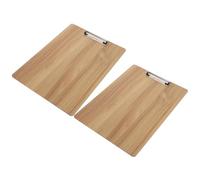 TOYANDONA 2 Piezas Tabla de Dibujo Portapapeles de Madera y Bambú para Esbozo, Portátil, Bordes Reforzados, para Pintura al Aire Libre, Estudiantes y Profesionales, Paquete