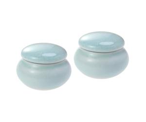 TOYANDONA 2 Piezas Tarros De Bálsamo Tarro De Fundación Bote De Lata De Té Muestras De Botellas Contenedores De Viaje Para Artículos De Tocador Tarro De Colorete Constituir Cereales Viajar