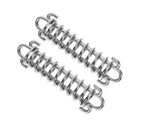 TOYANDONA 2 Piezas Tensor de Resorte de Acero Inoxidable Correas de Perros Grandes Amortiguador de Tensión y Absorción de Impactos para Entrenamiento y Camping Paquete de Unidades