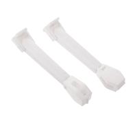 TOYANDONA 2 Piezas Tensor para Cuerda de Cortinas Resorte, Montaje en Pared o Suelo, Plástico Blanco, Reduce Enredos y Fija Cuerdas para Hogares y Oficinas