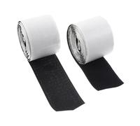 TOYANDONA 2 Rollos pegatinas cinta de gancho y bucle columpio giratorio guitarra cinta magnética pedal de efectos pegatinas cinta de instalación de pedales mosquetón autoadhesivo nylon