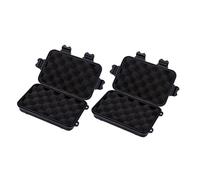 TOYANDONA 2 series Caja De Supervivencia Para Exteriores Kit De Emergencia Para Exteriores Resistente A La Intemperie Cerillas Contenedor De Transporte Para 2 piezas x 2 Color