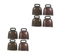 TOYANDONA 2 Series Campanas Para Ganado Con Sonido Y Fuerte Colgantes Antipérdida Para Vacas Caballos Y Ovejas Accesorio Ligero Y Duradero Para Pastoreo 4 Piezas*2